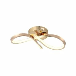 Sortie 💯 HOMEMANIA Lampe de Plafond Ornes - Or - 47 x 20 x 8 cm 🤩