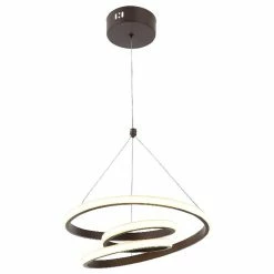 De gros 🧨 HOMEMANIA Lampe à Suspension Benessse - Marron - 36 x 36 x 136 cm 😀