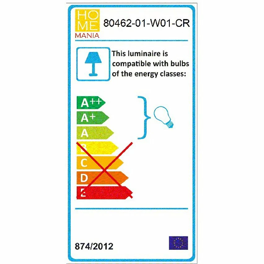 Vente flash đ HOMEMANIA Lampe murale Algo - Gris - 8 x 9,6 x 20 cm â â Image 4