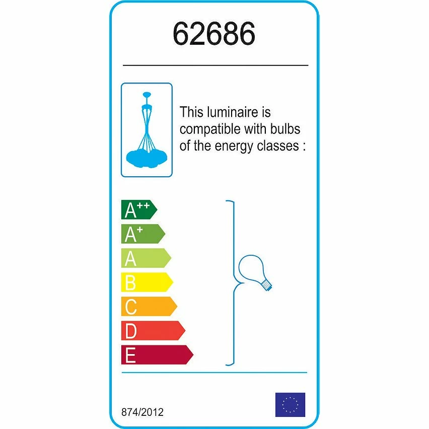 Le moins cher đ HOMEMANIA Lampe Ă Suspension Modern - Chrome, Transparent - 50 x 50 x 90 cm â â Image 4