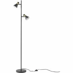 Meilleure vente ✨ ATHM Design Lampadaire STOW Noir - abat jour Metal pieds Metal ✔️