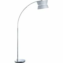 Top 10 🌟 ATHM Design Lampadaire MORITZ Gris - abat jour Tissu pieds metal 🔔
