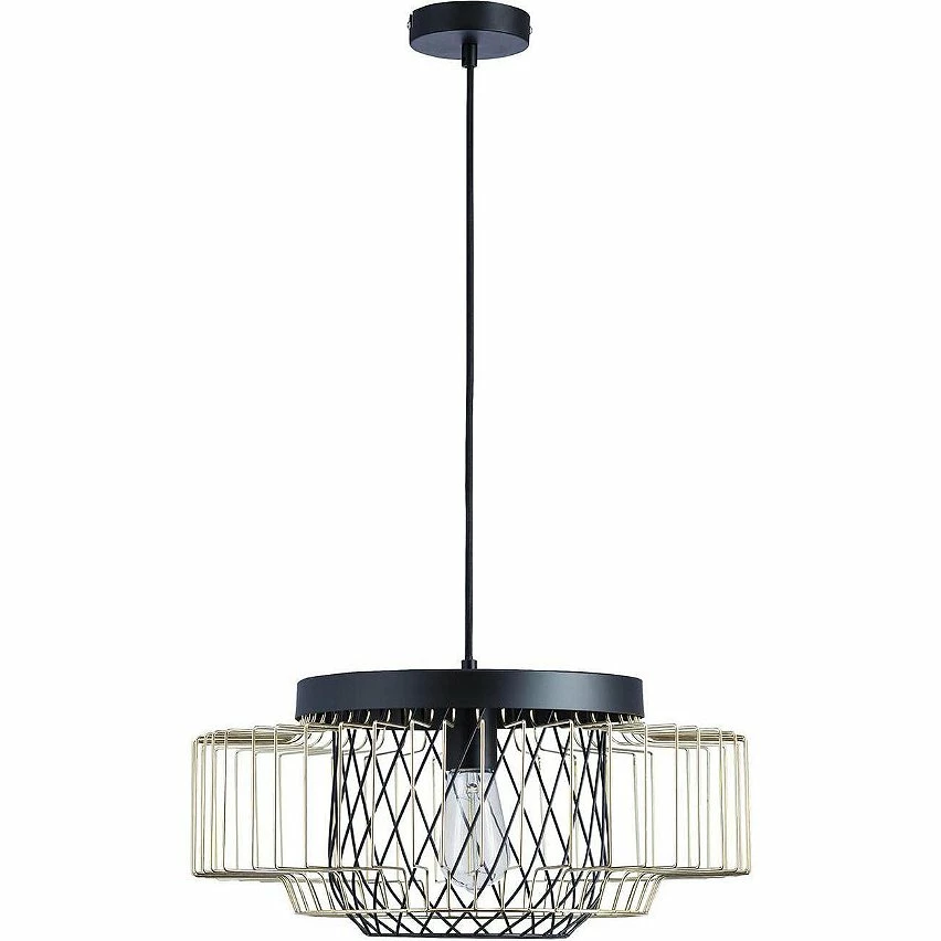 Grosses soldes đ ATHM Design Suspension CAGO Noir - abat jour Metal đ â Image 3