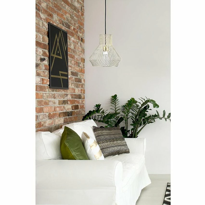 Top 10 đ ATHM Design Suspension CAGOLI Or - abat jour Metal đ â Image 3