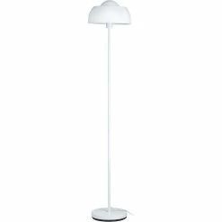 Vente flash 🔥 ATHM Design Lampadaire AKI Blanc - abat jour Metal pieds metal ⭐