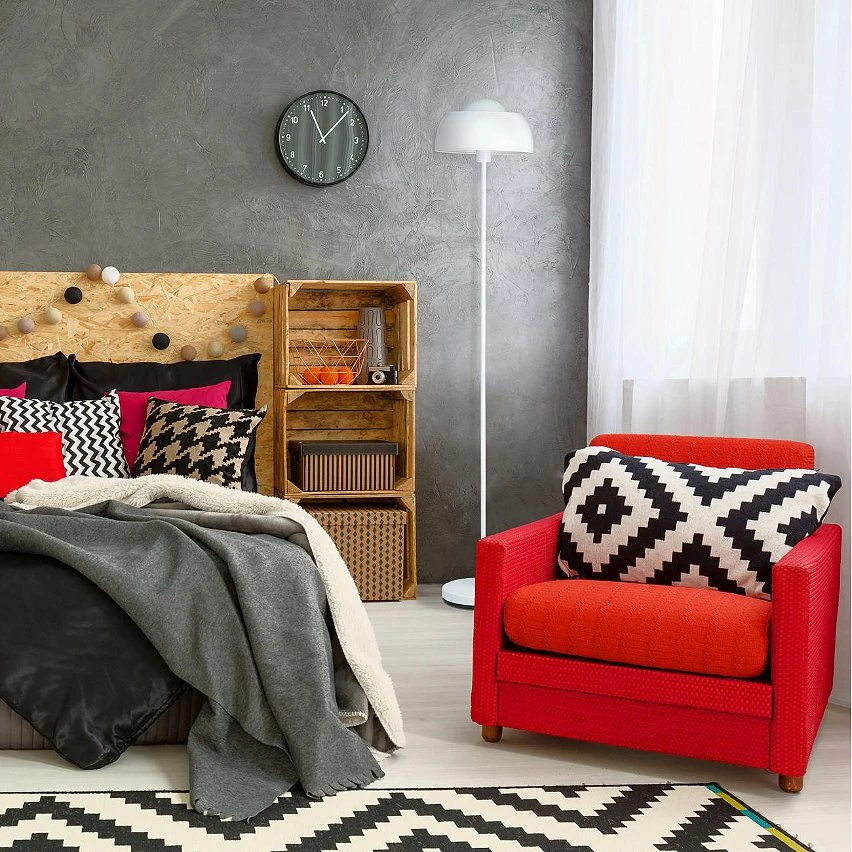 Vente flash đ„ ATHM Design Lampadaire AKI Blanc - abat jour Metal pieds metal â â Image 2