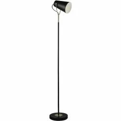 Top 10 ❤️ ATHM Design Lampadaire RISPA Noir - abat jour Metal pieds Metal 👏